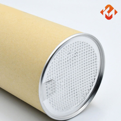 Easy Open Food Grade Dog Cat Round Cylinder Container Can Box Airtight Pet Food Paper Tube Packaging Biodegradable Custom Logo