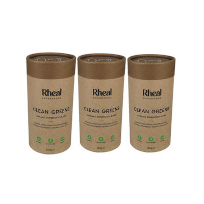 Customized diversified green environmentally friendly paper packaging tube food seal peel cap protein powder coffee packaging