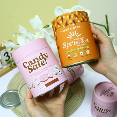 Environmentally friendly food grade composite aluminum foil lined sealed composite can packaging