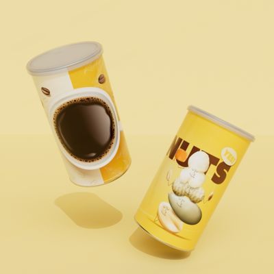 Air Tight Coffee Powder Round Paper Tube Packaging for Protein Powder Packaging Container