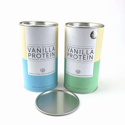 Wholesale factory price custom packaging protein kraft paper jar packaging