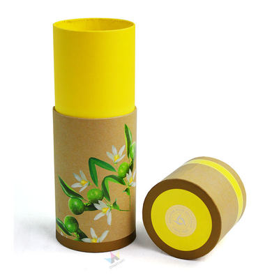 Biodegradable Cardboard Canister Can Cylinder Tea Packaging Eco Friendly Embalagem De Papel Round Paper Tube Packaging