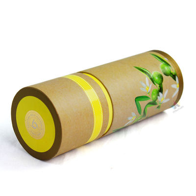 Biodegradable Cardboard Canister Can Cylinder Tea Packaging Eco Friendly Embalagem De Papel Round Paper Tube Packaging