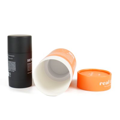 Paper Composite Cans Customized Round Macaroons Cylinder Packaging Paper Box for Craft Matte Empty Lipgloss Tubes with Box