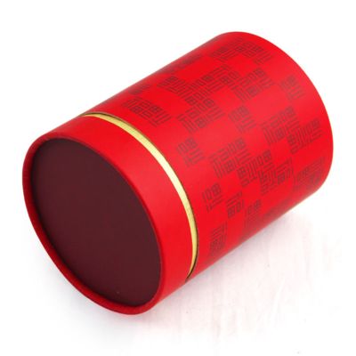 Cylinder Round Food Grade Cardboard Tube Packaging for Teas Customized Design Printing logo Biodegradable