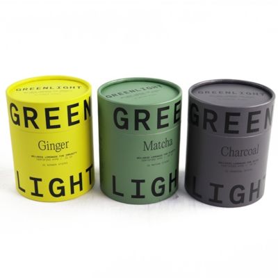 Custom logo Handcrafted Biodegradables Papel  Candy Package Round Paper Tube Boxes for Sweets