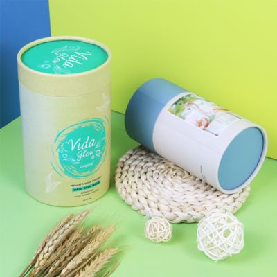 Environmentally friendly custom logo brand packaging environmentally friendly roll paper sugar coated paper box