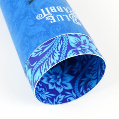Private Label Matte Tea Round Box Paper Tube Cylinder Packaging Tube Wine Gift Box Custom