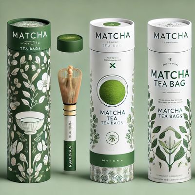 Custom Printed Tea Set Gift Box Food Packaging Cardboard Round Cylindrical Coffee Packaging Afternoon Tea Paper Tube
