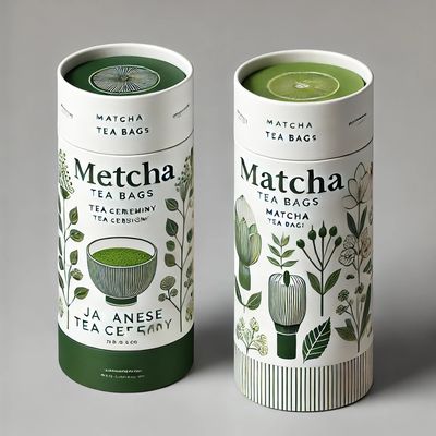 Custom Printed Tea Set Gift Box Food Packaging Cardboard Round Cylindrical Coffee Packaging Afternoon Tea Paper Tube
