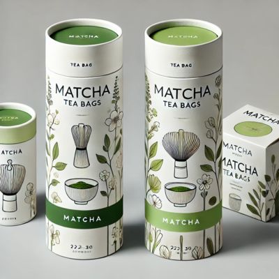 Custom Printed Tea Set Gift Box Food Packaging Cardboard Round Cylindrical Coffee Packaging Afternoon Tea Paper Tube