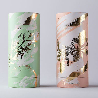 Customised  Carton Recyclable Luxury Eco Friendly Craft Packaging Round Cardboard Packaging