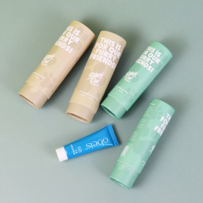 Body Scrub Packaging Tubes Hand Lotion Face Cream Sunscreen Cream Facial Cleanser  Paper Tube Custom Matt Lamination