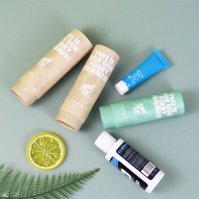 Body Scrub Packaging Tubes Hand Lotion Face Cream Sunscreen Cream Facial Cleanser  Paper Tube Custom Matt Lamination