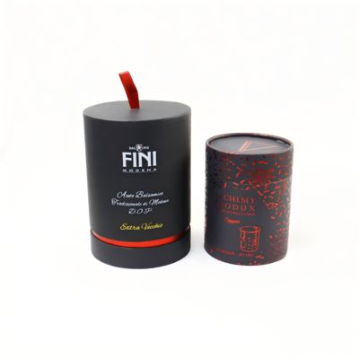 Custom kraft paper cylinder paper tube cylinder biodegradable round paper box paper tube