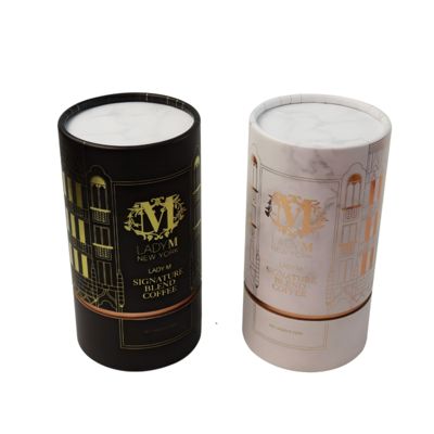 Custom kraft paper cylinder paper tube cylinder biodegradable round paper box paper tube