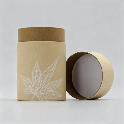 Biodegradable Custom Logo Printing Food Grade Cardboard Container Craft Kraft Paper Tube Box Packaging