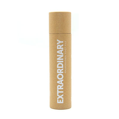 Cylindrical Kraft Paper Tube Container Packaging Box for Clothing T-shirt Custom Logo Printing Biodegradable