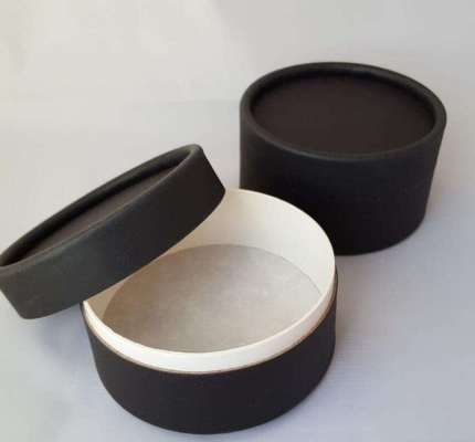 Custom Size Sealed Lipstick Paper Tube Box Luxury Printed Kraft Black Cosmetic Paper Packaging Tube