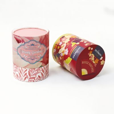 Luxury custom printed eco-friendly food grade easy open paper jars for food and tea packaging paper tubes