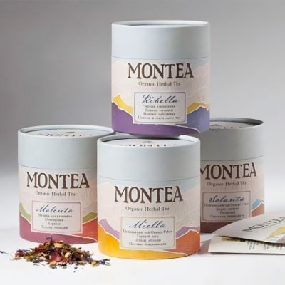 Luxury custom printed eco-friendly food grade easy open paper jars for food and tea packaging paper tubes