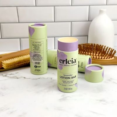 Eco-friendly Custom Lip Balm Tube Push-Pull Paper Cardboard Cylinder for Stick Deodorant