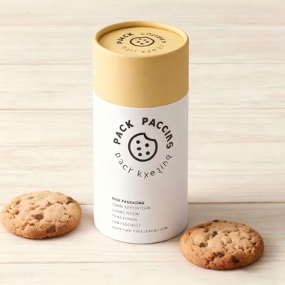 Recyclable Custom Luxury Logo Round Tube Box Coffee Beans Tin Packaging Biscuit Tea Tin