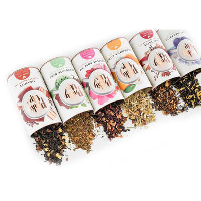 Customized Cylinder Cardboard Paper Gift Paper Tube Container Cereal Box Window