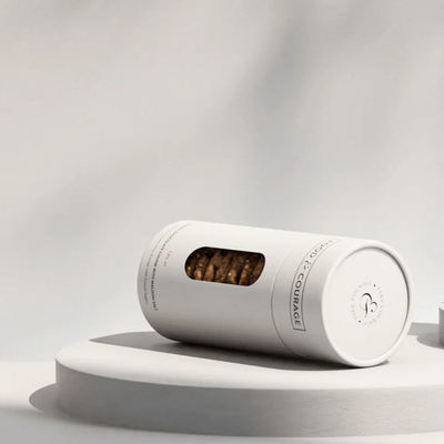 Custom eco-friendly packaging for biscuits round cylindrical food grade cardboard tube