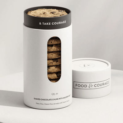 Custom eco-friendly packaging for biscuits round cylindrical food grade cardboard tube