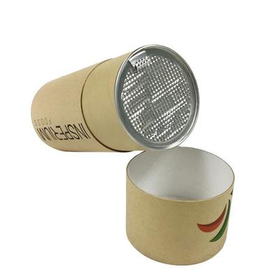 Customized Kraft Paper Steel Coil Paper Tube Cylinder Bottom Packaging Aluminum Foil Rewinding Cans