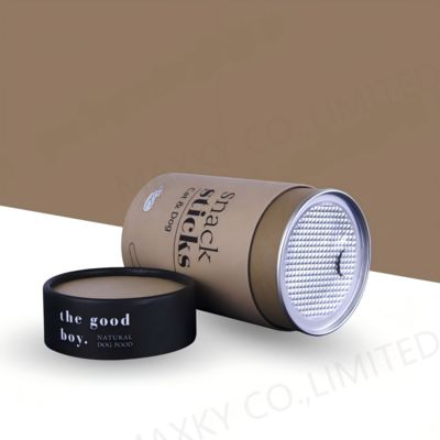 Customized Kraft Paper Steel Coil Paper Tube Cylinder Bottom Packaging Aluminum Foil Rewinding Cans