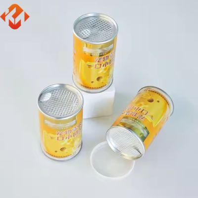 Pet supplies paper tube packaging for cat food and dog food storage and portability