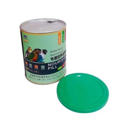 Custom Printed Cardboard Pet Dog/Cat/Bird Food Nutritional Supplement Paper Tube Jar Box