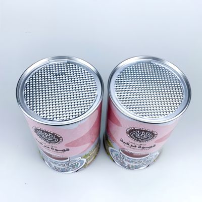 Customized paper tube packaging easy to open sealed cylindrical tube can packaging
