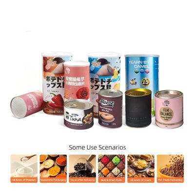 Wholesale Custom Supplement Powder Paper Tube Packaging Fermented Protein Powder Packaging Tube
