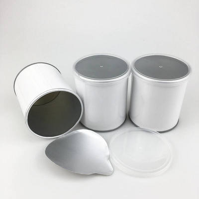 Customized paper can packaging food grade potato chips/biscuits paper can aluminum foil packaging