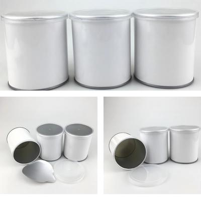 Customized paper can packaging food grade potato chips/biscuits paper can aluminum foil packaging