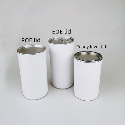 Customized environmentally friendly tear-off easy-open cylindrical kraft paper can cardboard tube packaging