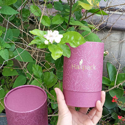 Customized Food Grade Cafe Packaging Tea Chocolate Eco-Friendly Wrapping Paper Tube