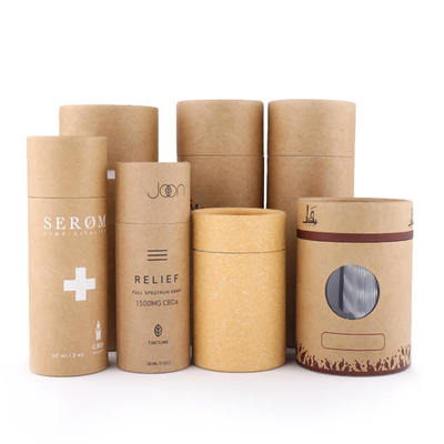 Food-grade paper tube boxes, custom-made round packaging, tea paper tubes, environmentally friendly packaging.