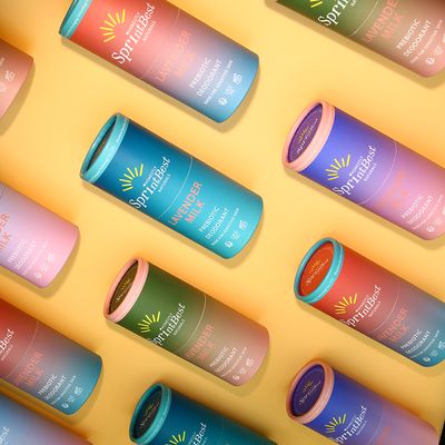 Factory direct, biodegradable recycled paper deodorant can packaging containers