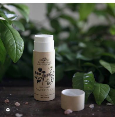 Biodegradable kraft paperboard push-type deodorizing stick container lipstick tube packaging