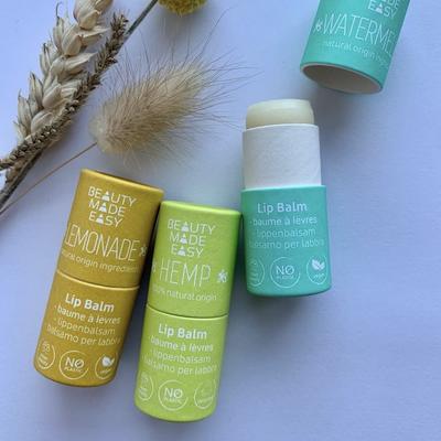 Biodegradable kraft paperboard push-type deodorizing stick container lipstick tube packaging