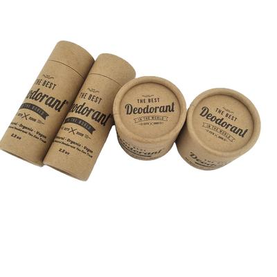 Sliding paper tube packaging, suitable for lipsticks and lip balms, containing waxed paper.