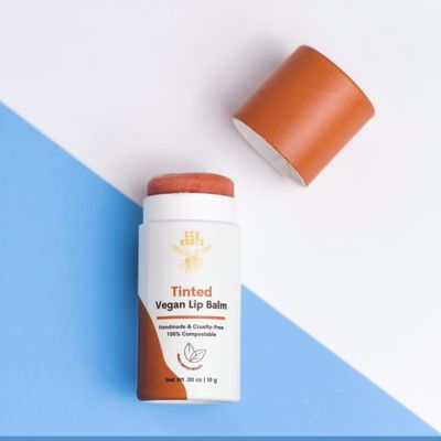 Eco-friendly stick-shaped antiperspirant, pump-style tube packaging, paper packaging.