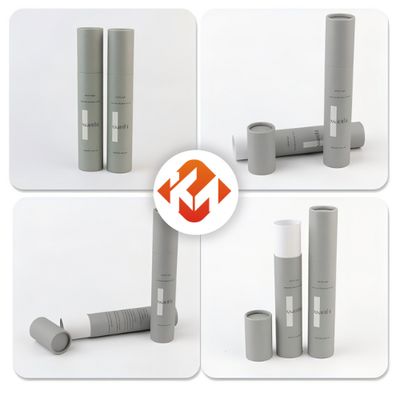 biodegradable lipstick container pull-out paper tube packaging, cosmetic paper tube cylinder