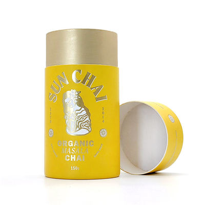 Customized exquisite round paper boxes and paper tubes for eco-friendly tea packaging