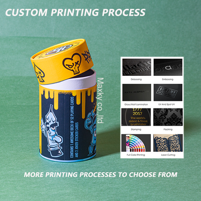 Custom-printed eco-friendly cylindrical essential oil bottles and perfume packaging tubes