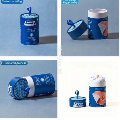 Suitable for custom paper tubes for high-end baby care toilet paper, car wipes, etc.